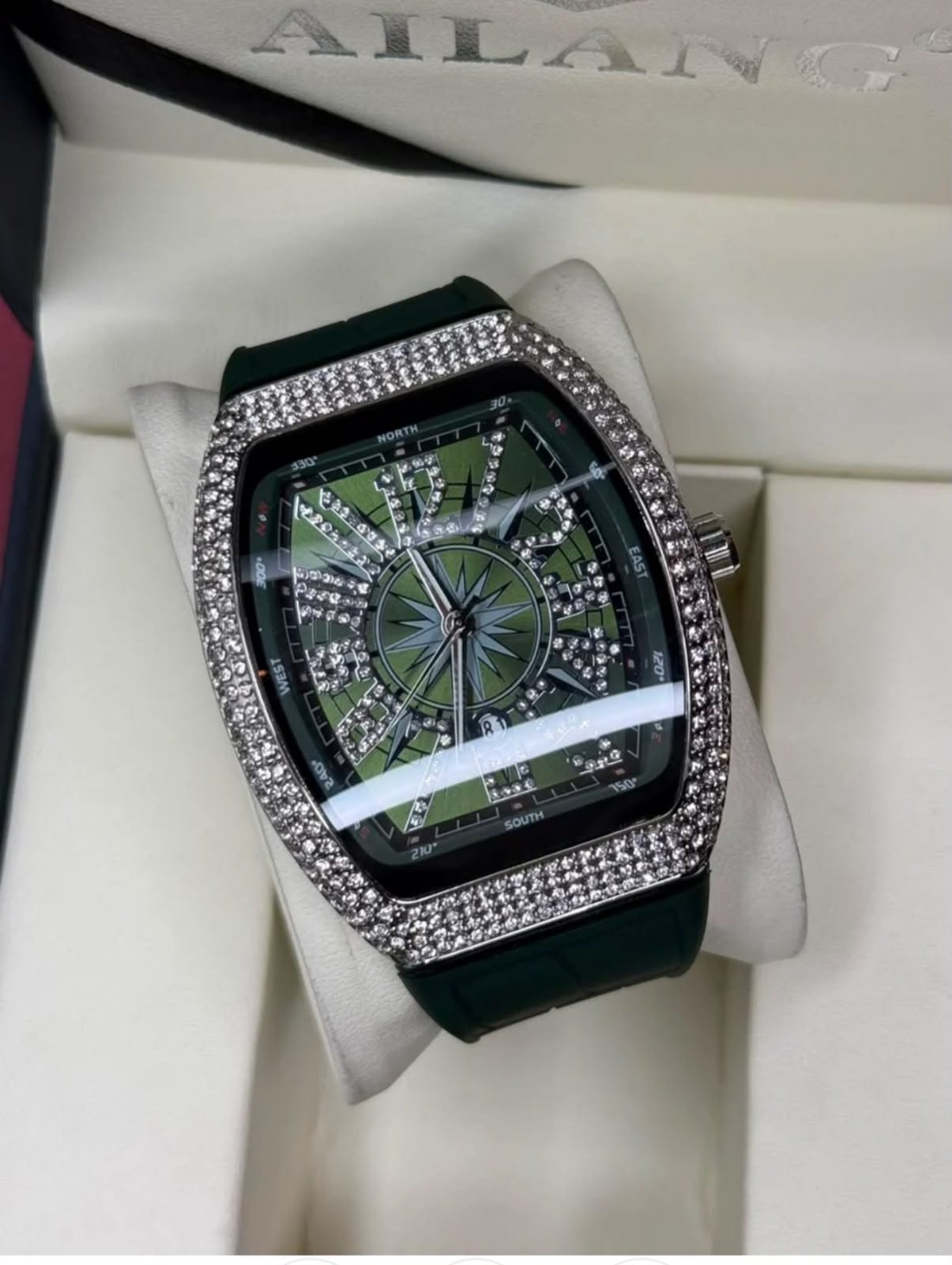 Franck Muller Vanguard V45 Iced-Out White | Diamond Watch | Watch Times