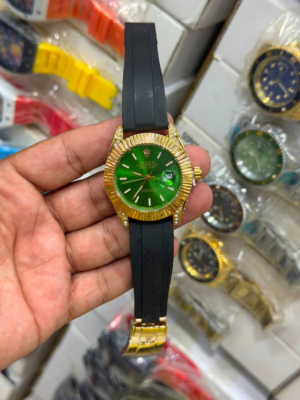 Rolex Day-Date Ruby Red Gold | Diamond Automatic Watch | Watch Times