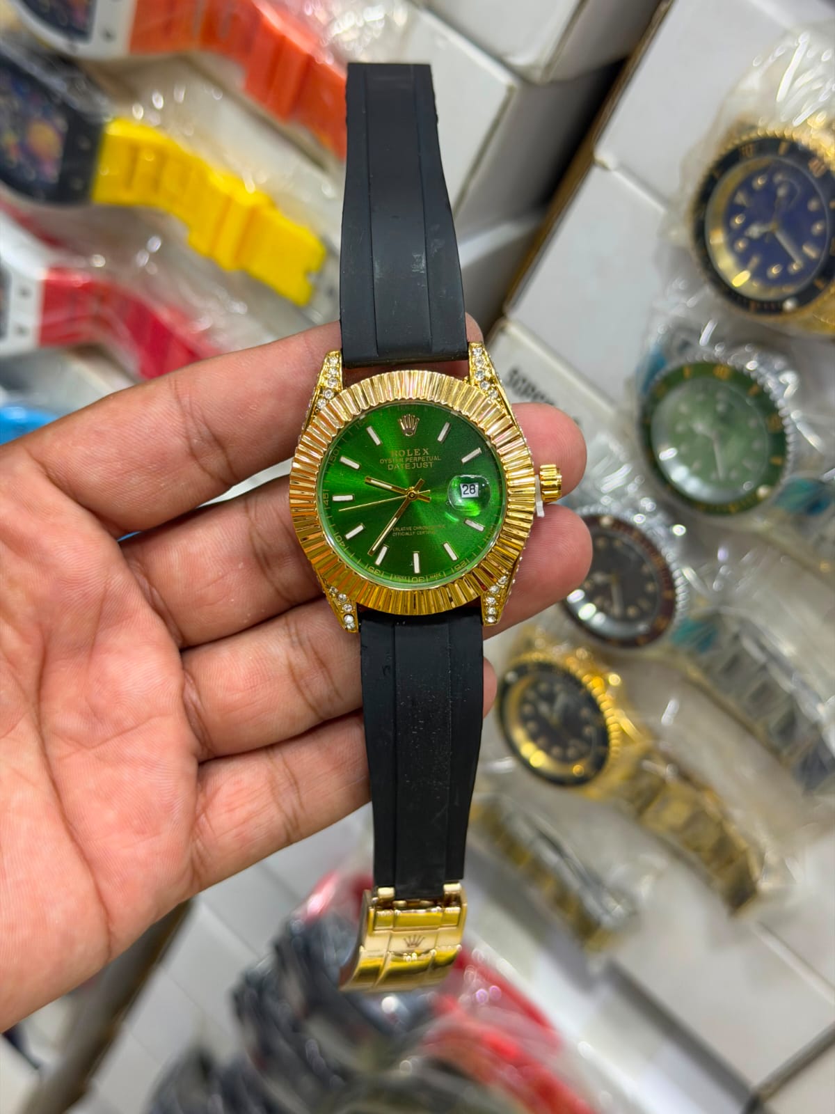 Rolex Day-Date Ruby Red Gold | Diamond Automatic Watch | Watch Times