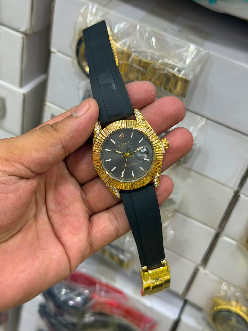 Rolex Day-Date Ruby Red Gold | Diamond Automatic Watch | Watch Times