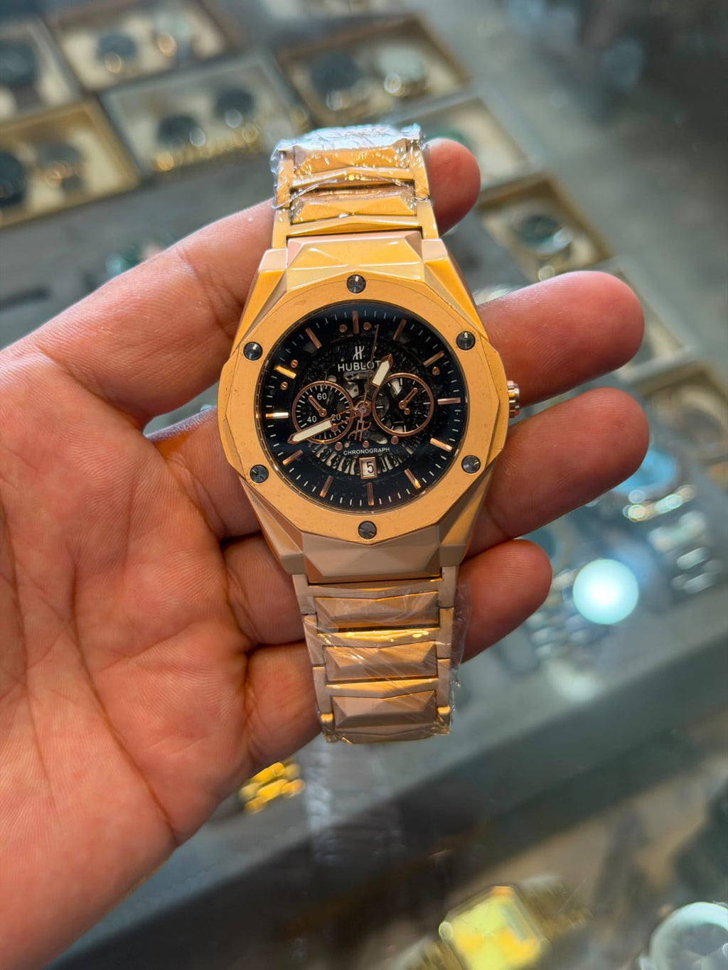 Hublot Classic Fusion Orlinski Rose Gold Chronograph
