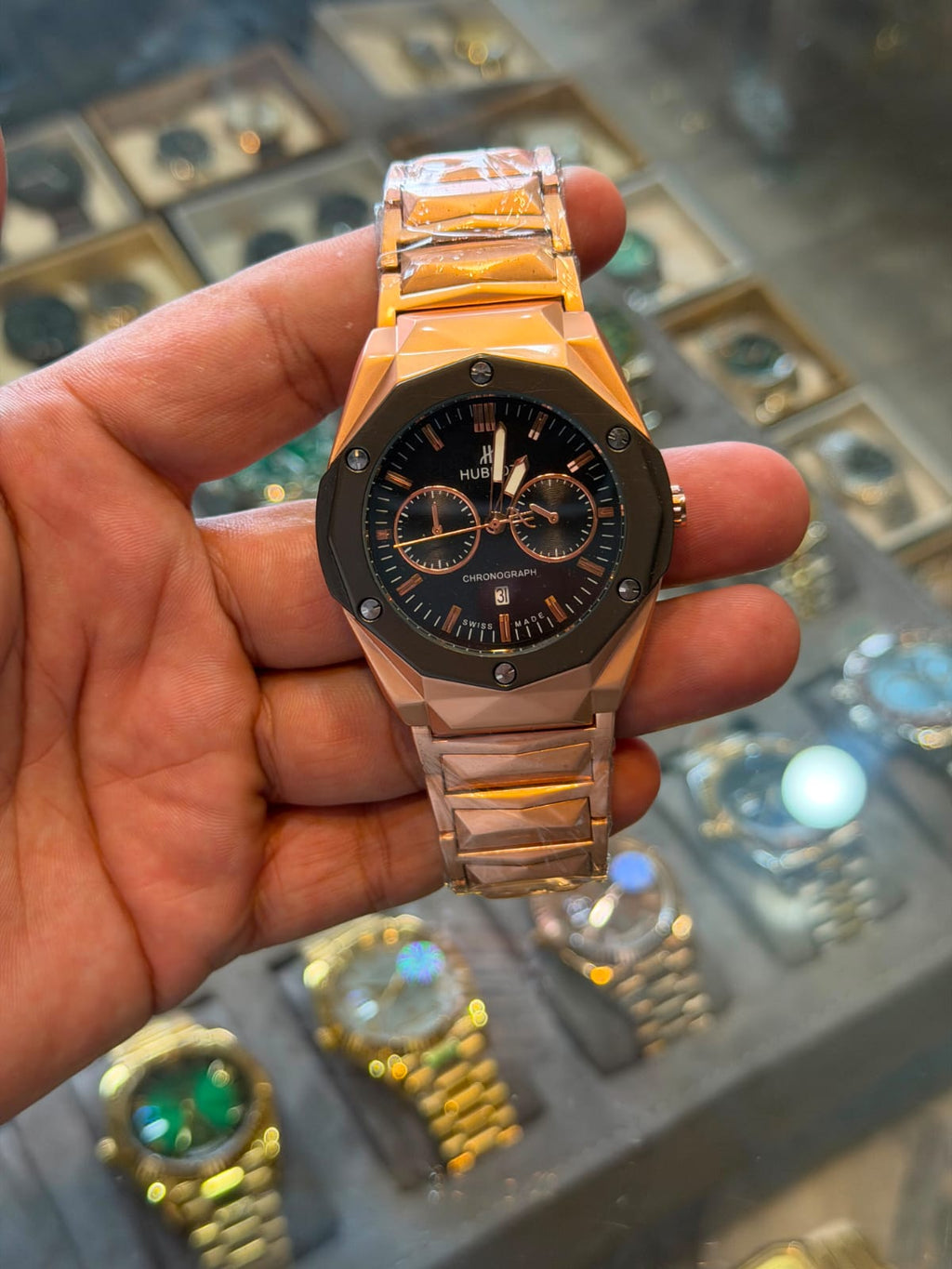 Hublot Classic Fusion Orlinski Rose Gold Chronograph
