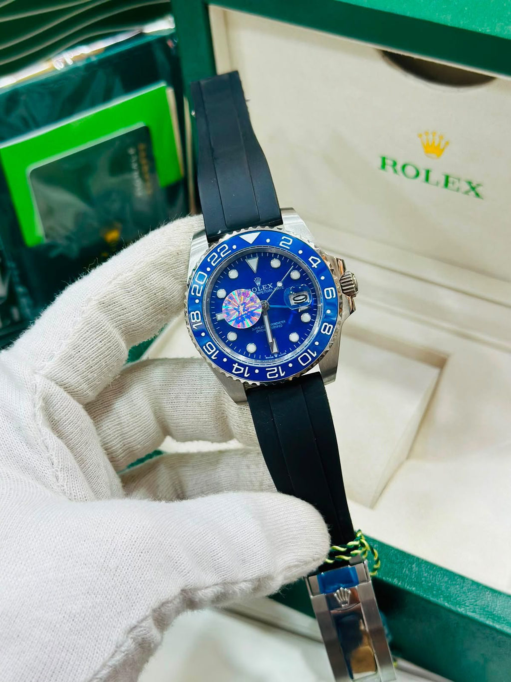 Rolex GMT Royal Blue | Automatic Dual-Time Diver Watch | Watch Times