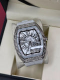 Franck Muller Vanguard V45 Iced-Out White | Diamond Watch | Watch Times