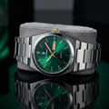 Poedagar Royal Emerald Day-Date | Steel Quartz Watch | Watch Times